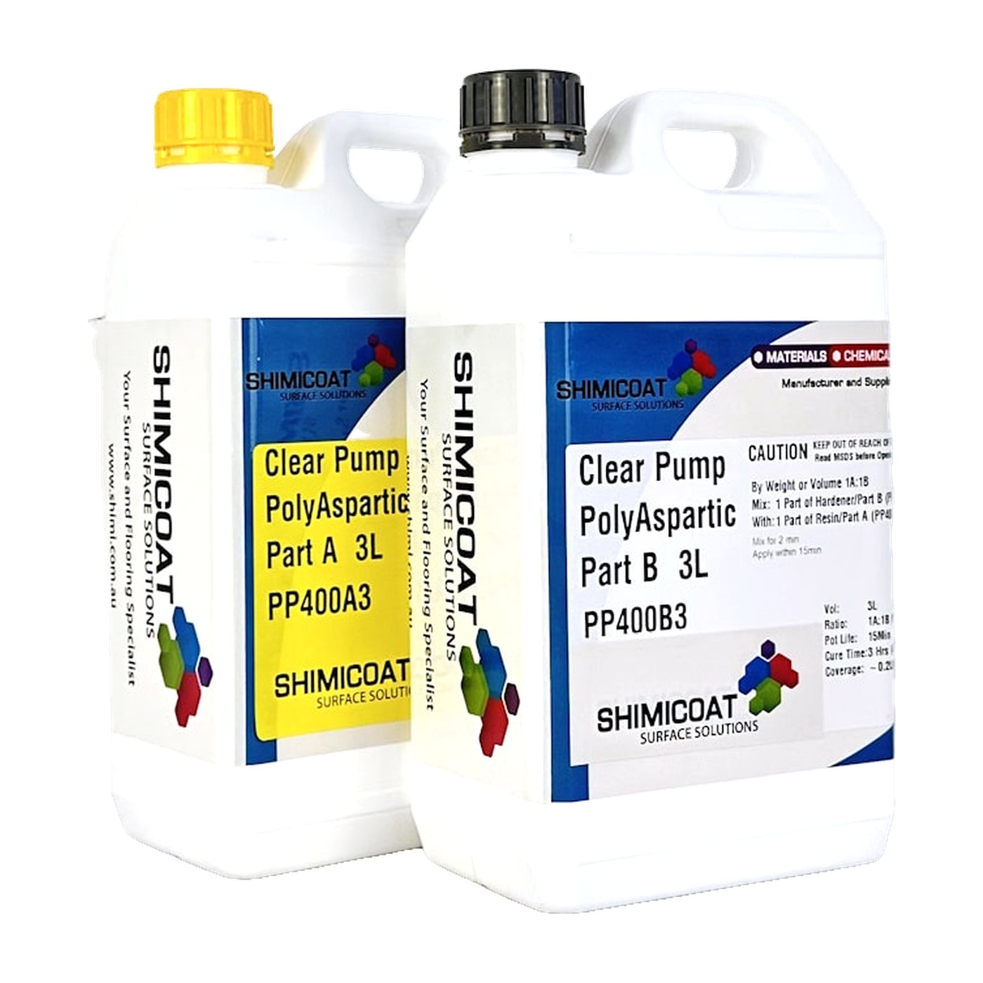 Clear Pump Polyaspartic