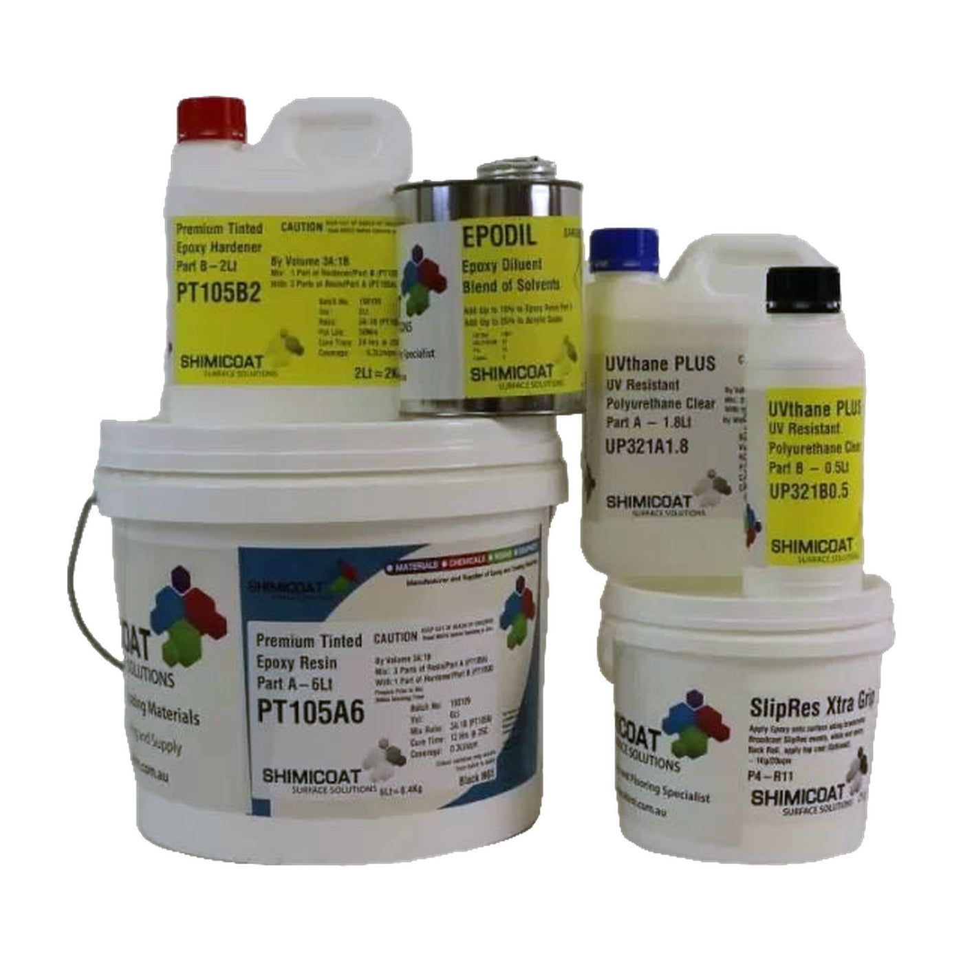 Slip Resistant Tinted Epoxy Complete Kit