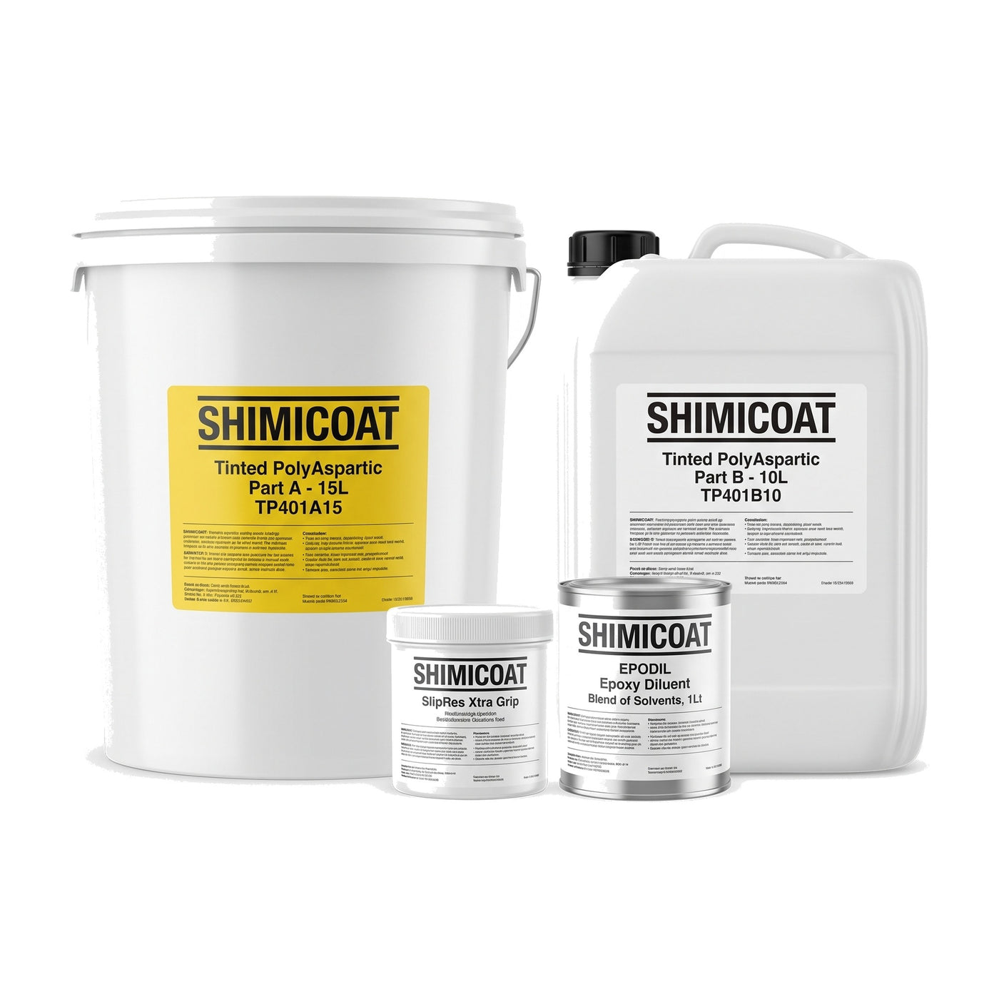 UV Plus Slip Resistant Tinted Polyaspartic Complete Kit