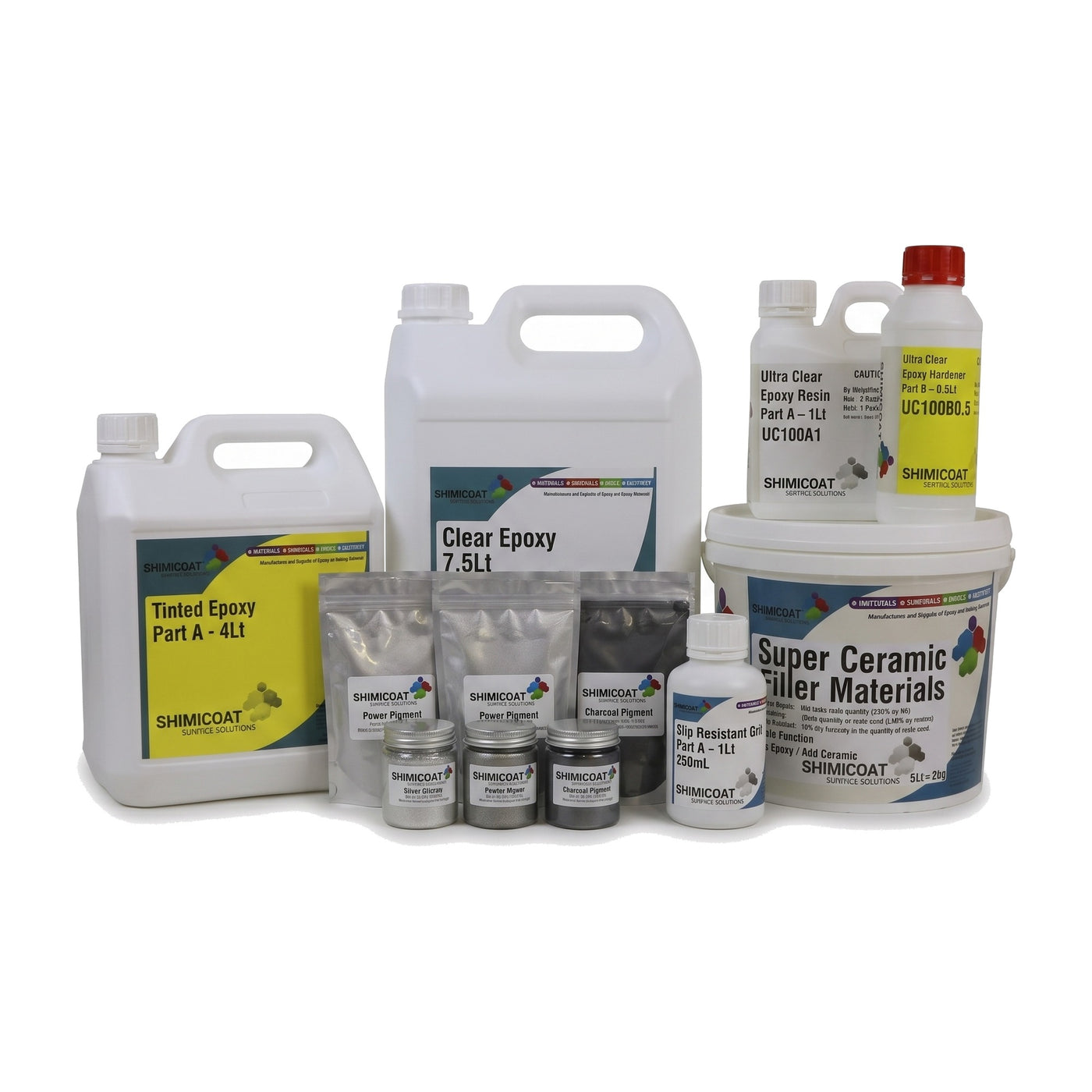 Wet Areas / Laundry Epoxy Metallic Complete Kit