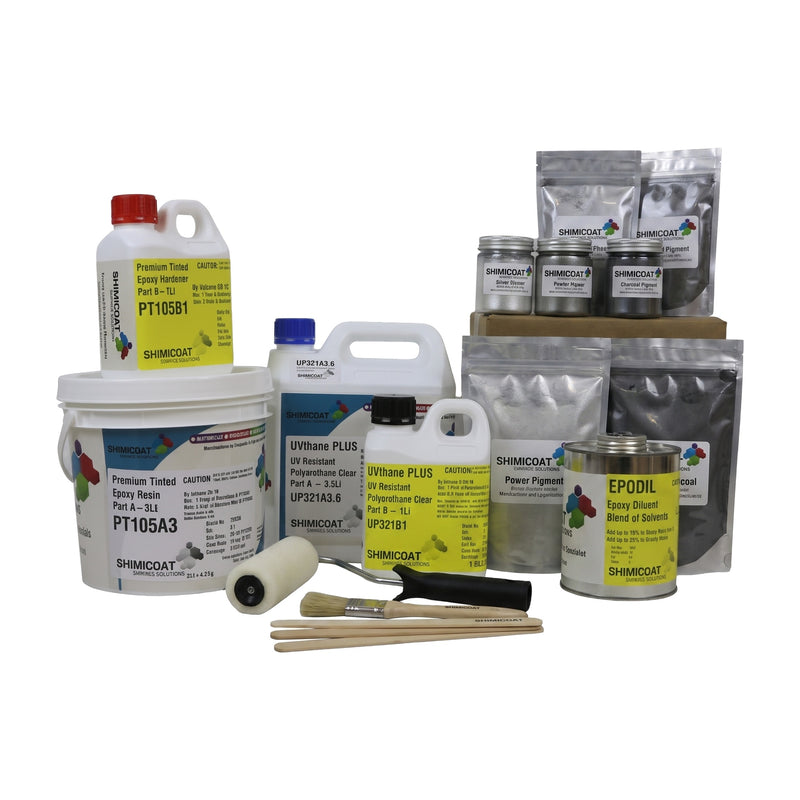Epoxy Metallic Floor Complete Kit