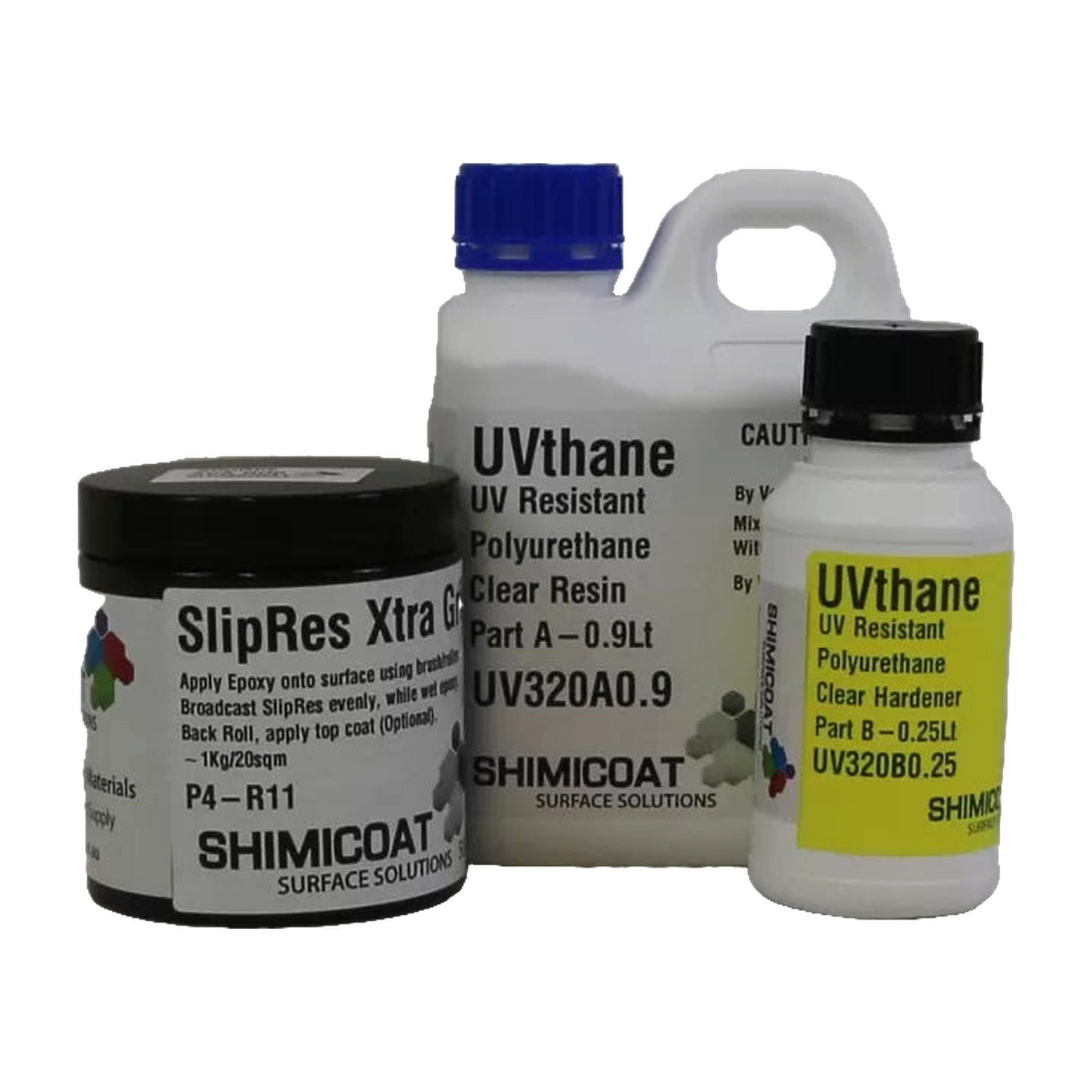 Slip Resistant Clear Polyurethane UVthane Complete Kit