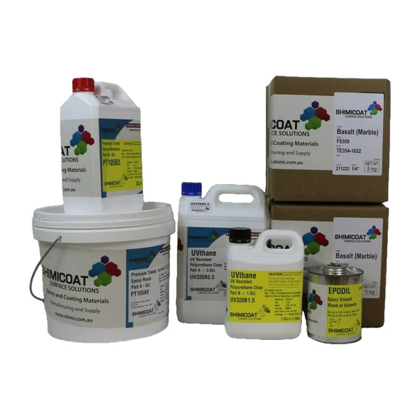 Epoxy Flake Floor Complete Kit