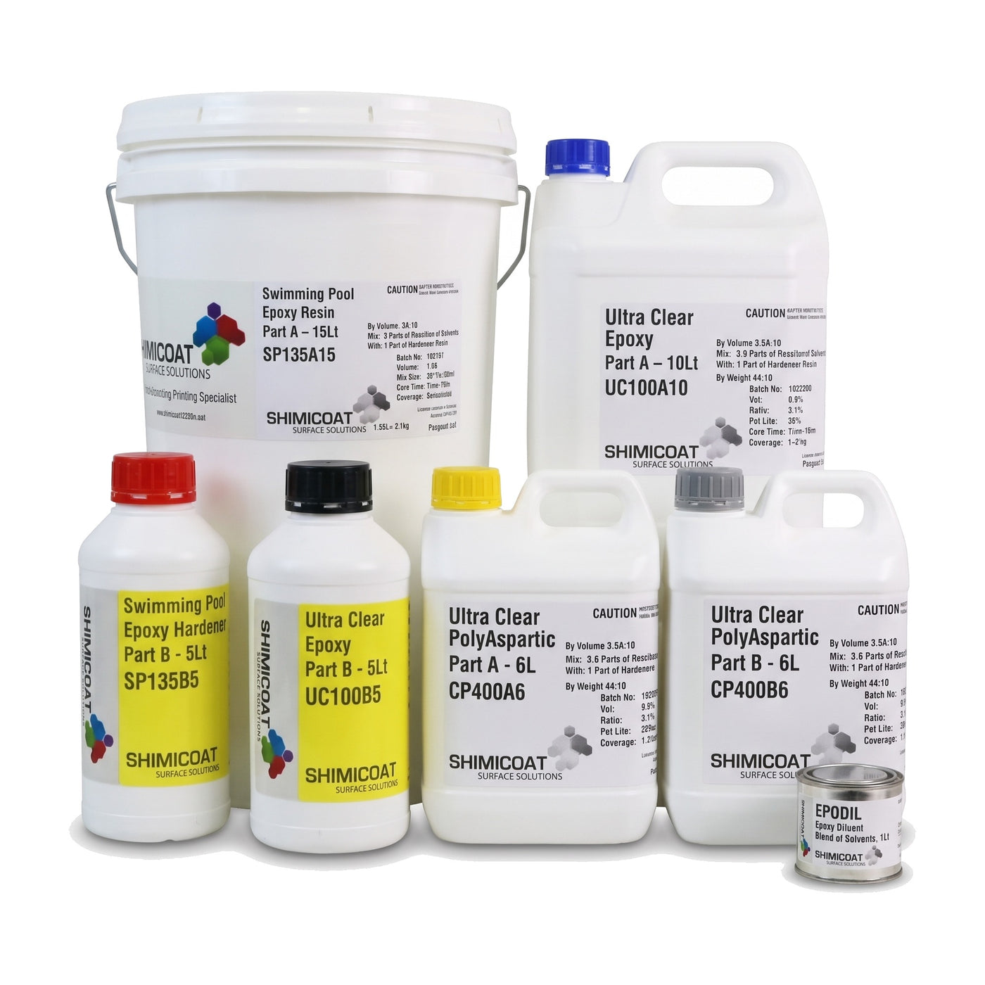 Swimming Pool Epoxy Resin Complete Kit