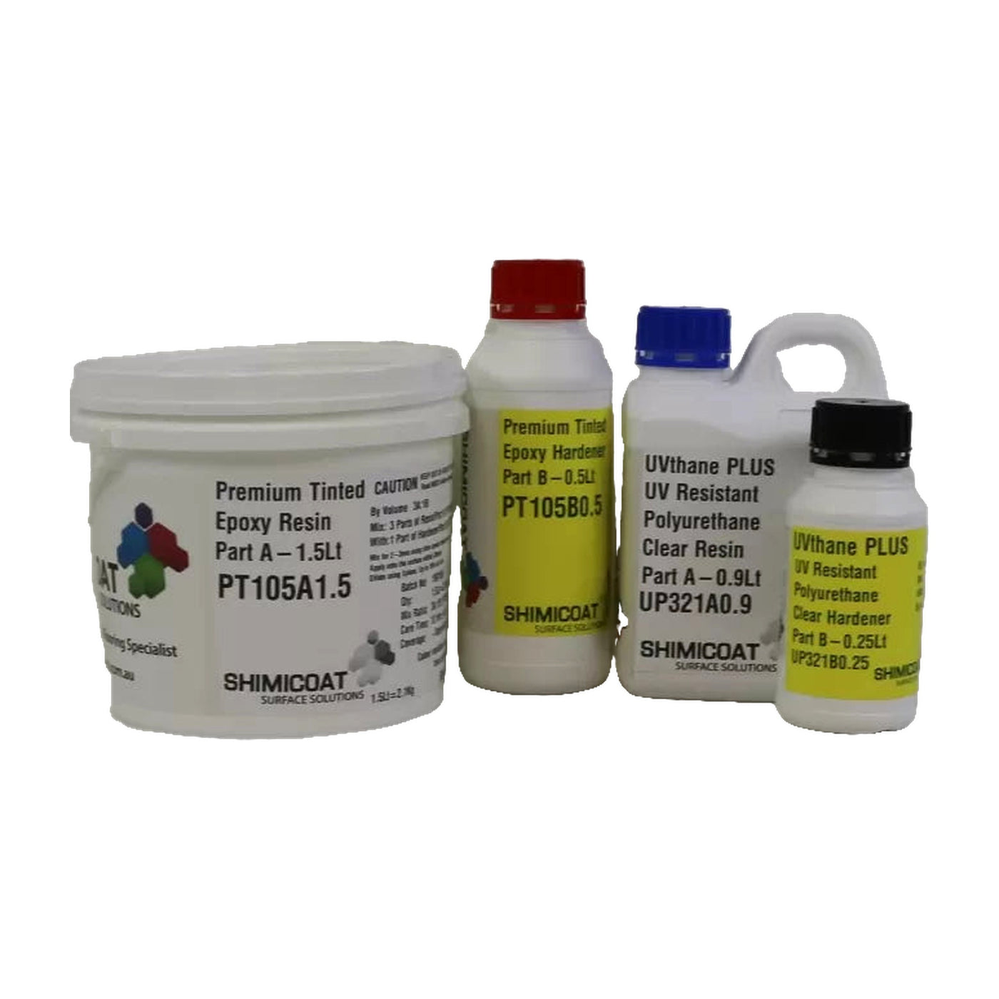 Premium Tinted Epoxy Resin Complete Kit