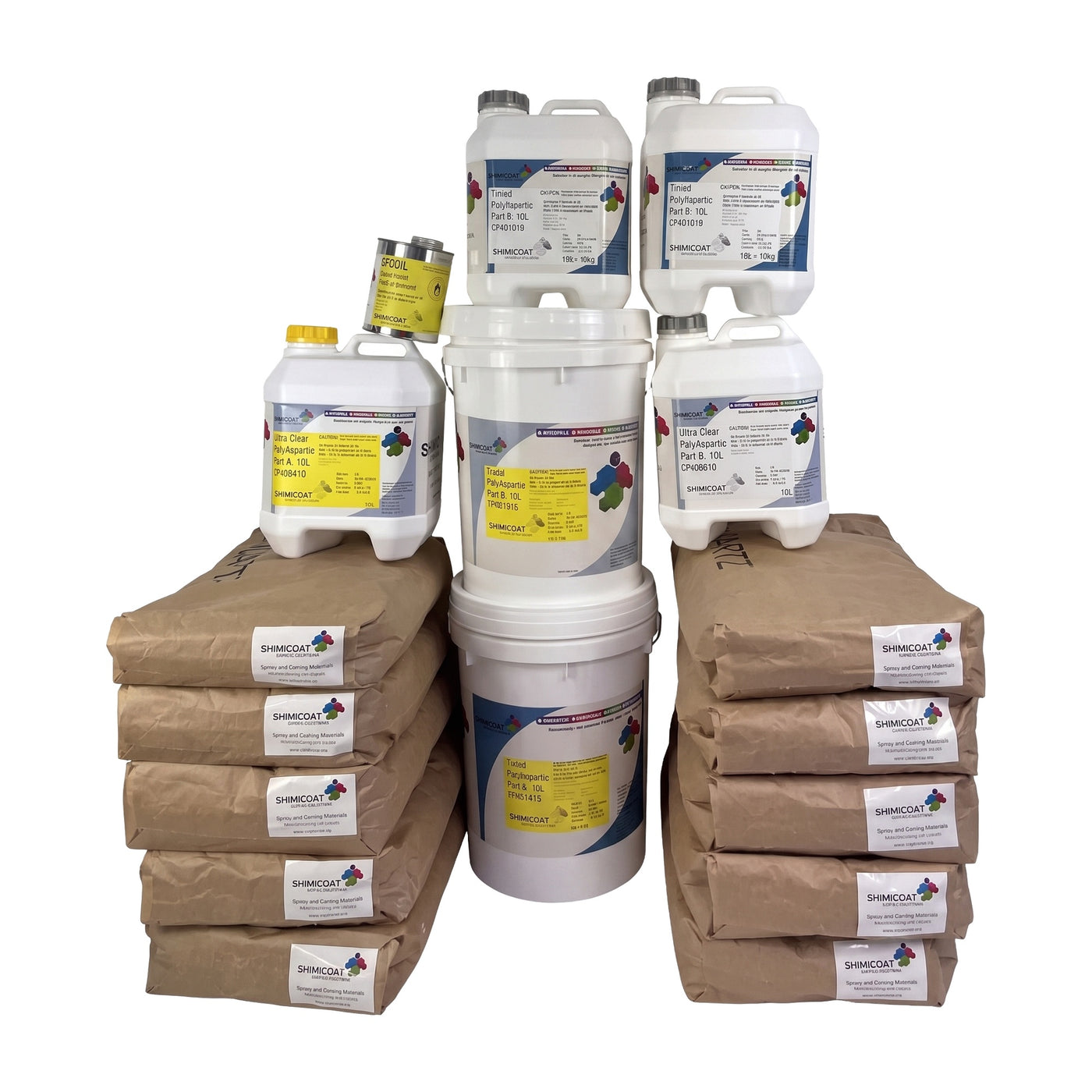 UV Plus Slip Resistant Polyaspartic Quartz Floor Complete Kit