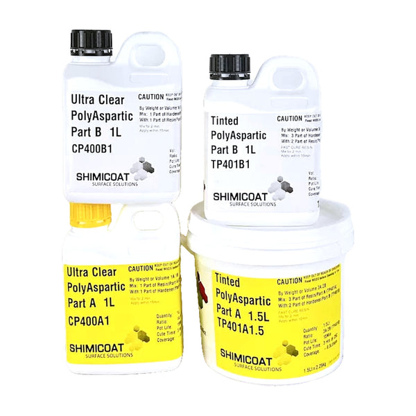 UV Plus Tinted Polyaspartic Complete Kit