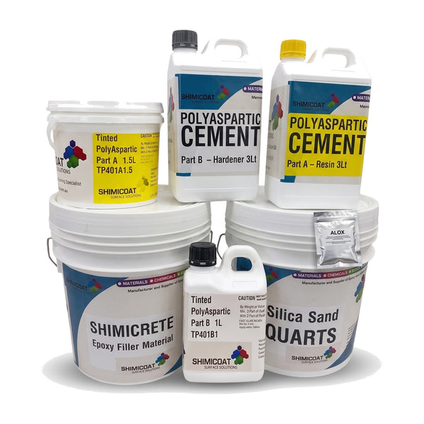 SHIMICRETE Poly Cement Complete Kit