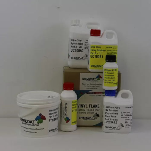 Benchtop Epoxy Flake Complete Kit