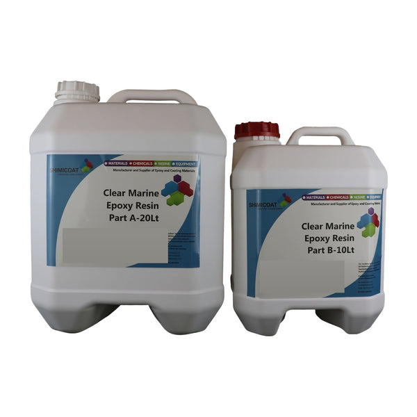 Clear Marine Epoxy Resin two part kit
