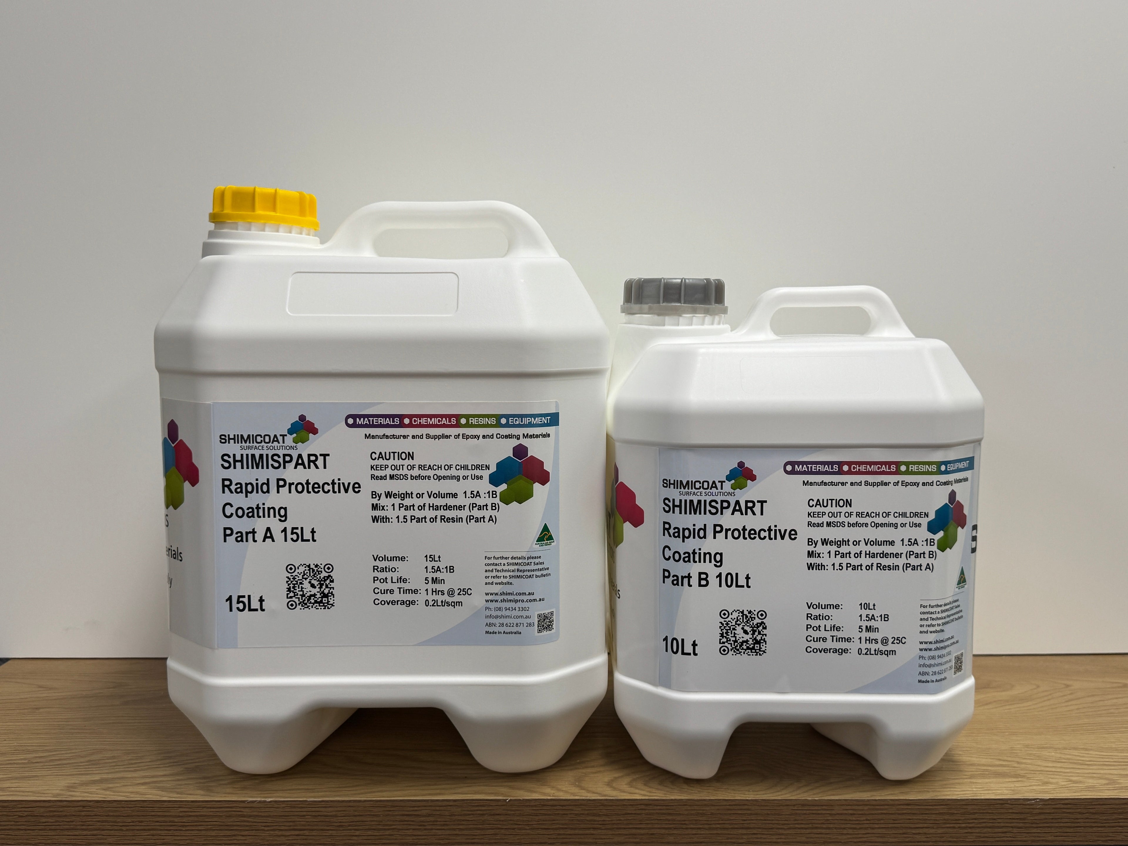 30Min Cure Polyaspartic Clear XXL kit contents