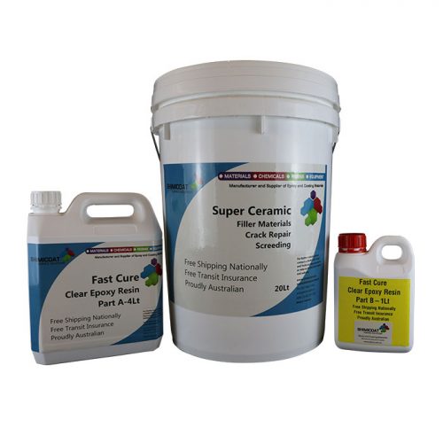 Epoxy Crack Repair Fast Cure Complete Kit Large