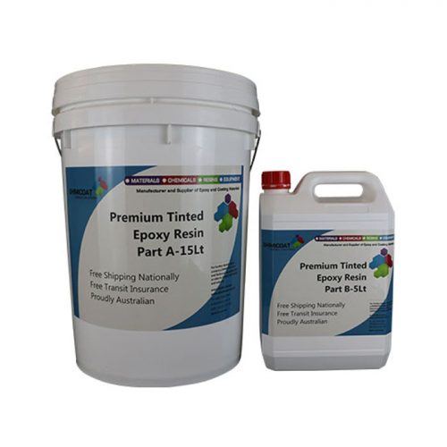Premium Tinted Epoxy Resin - 20 Ltr