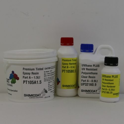 Premium Tinted Epoxy Resin Complete Kit