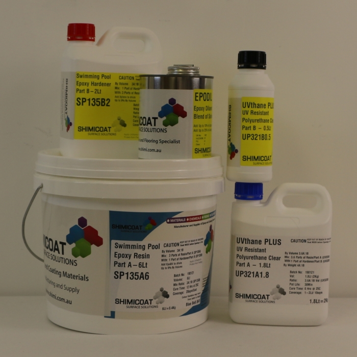 Swimming Pool Epoxy Resin Complete Kit