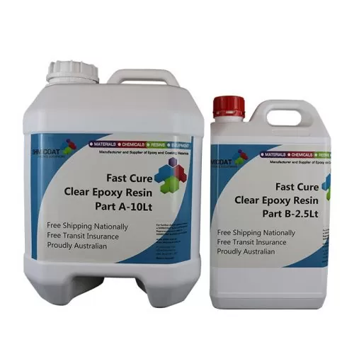 Epoxy Fast Cure Clear 12.5Lt